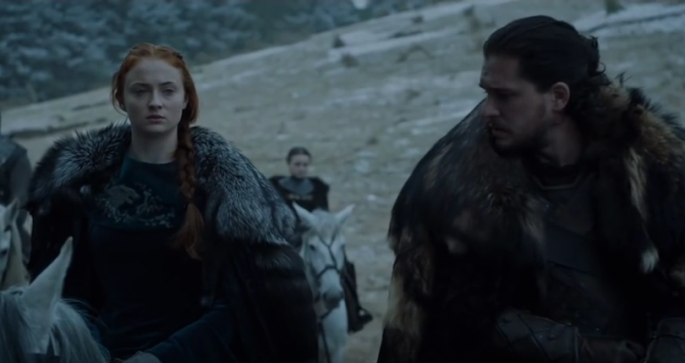 sansa stark - jon snow