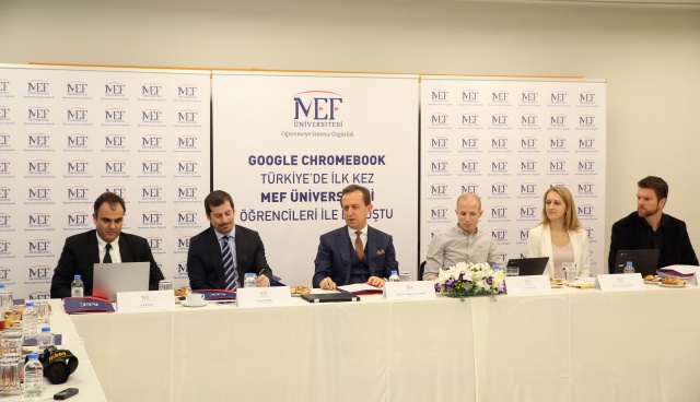 Chromebook MEF Üniversitesi tarafından Türkiye'ye getirildi.