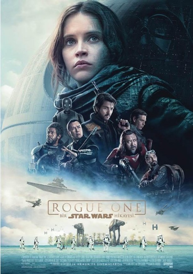 Rogue One: Bir Star Wars Hikayesi vizyona girdi.