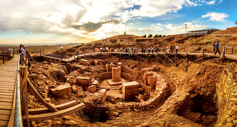 Dünyanın en eski tapınağı olan Göbeklitepe