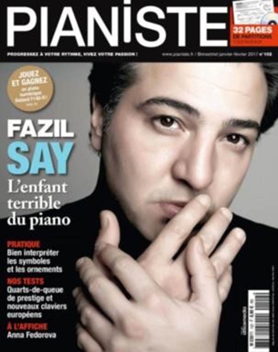 Fazıl Say ‘Pianiste’ dergisinde kapak oldu