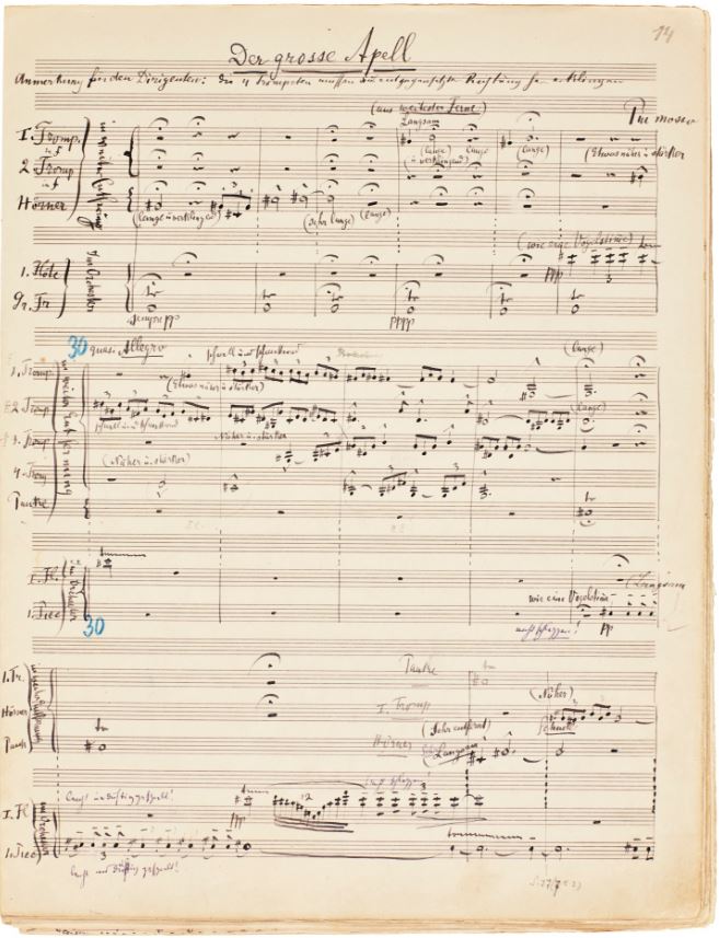Mahler'in "İkinci Senfoni"sine rekor fiyat