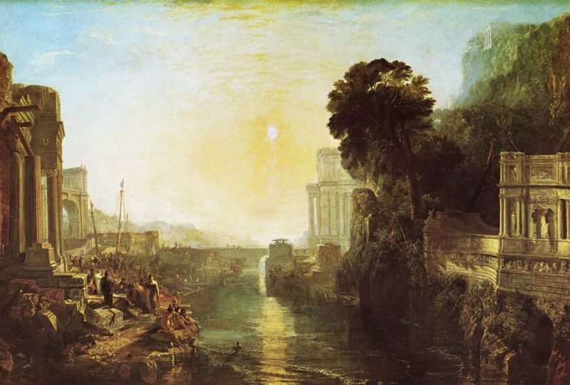 Joseph Mallord William Turner, Dido Kartaca'yı kuruyor adlı tablosu, 1815