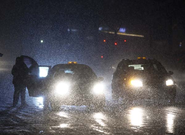 İstanbul'dan kar manzaraları