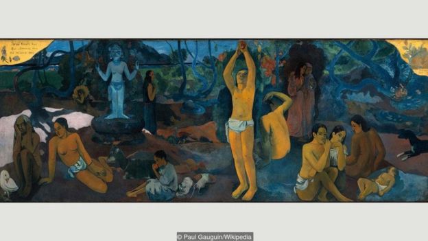Gauguin'in 1897'de yaptığı 'Nereden Geliyoruz? Neyiz? Nereye Gidiyoruz?' tablosu