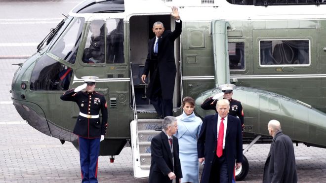 Trump'ın yemin töreni