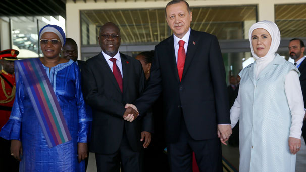 Erdoğan'a Tanzanya'da resmi tören