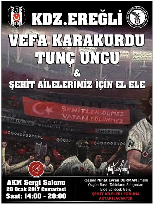 KDZ. Ereğli Vefa Karakurdu-Tunç Uncu ve Şehit Ailelerimiz için Elele