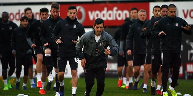 Beşiktaş’ta çift idman