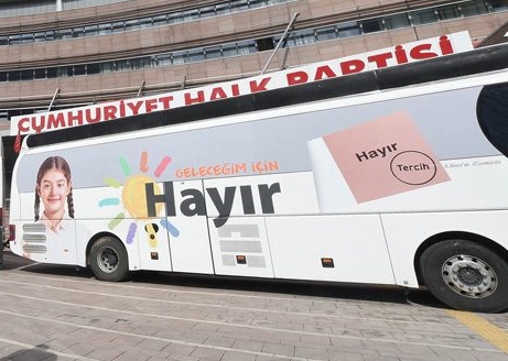 'HAYIR' otobüsü