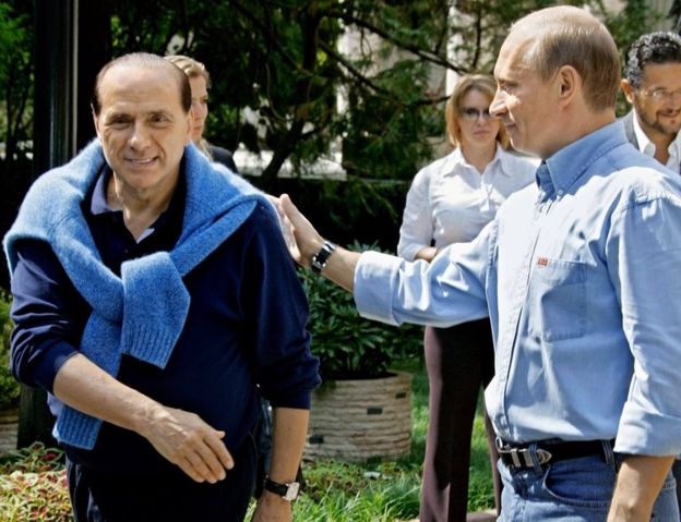 Silvio Berlusconi ve Vladimir Putin iki yakın arkadaş