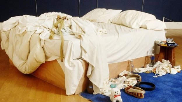 Tracy Emin'in 1998 tarihli 'Yatağım' adlı çalışması