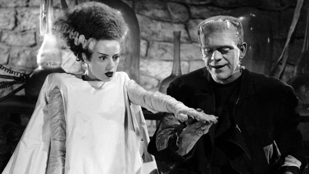 Elsa Lanchester ve Boris Karloff