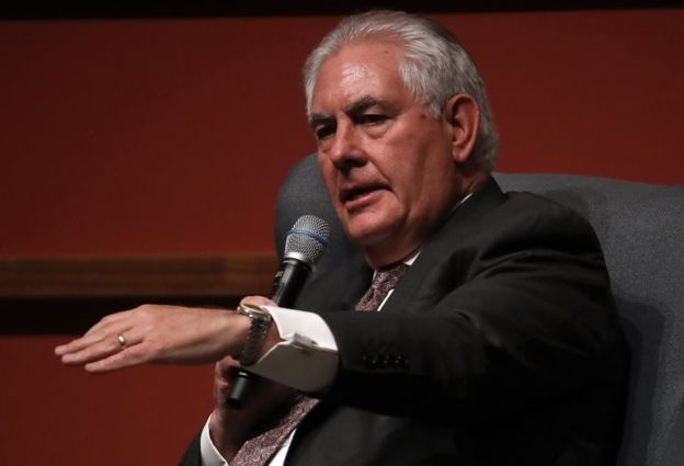 ABD Dışişleri Bakanı Rex Tillerson