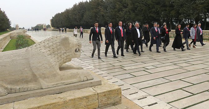 Türsab Hepimizin heyeti Aslanlı Yol'da yürüdü 