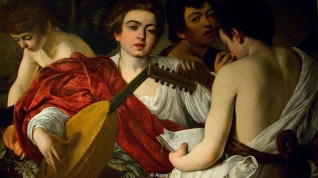 Rönesans ressamları cnalı kırmızı renkler kullanmaya başladı. Tıpkı Caravaggio'nun 'Müzisyenler' tablosunda yaptığı gibi.