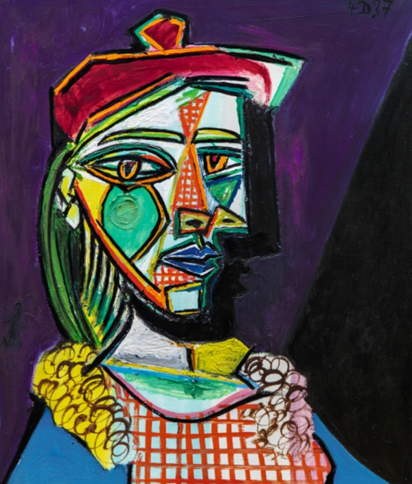 Pablo Picasso - FEMME AU BÉRET ET À LA ROBE QUADRILLÉE (MARIE-THÉRÈSE WALTER) - 49,827,000 GBP
