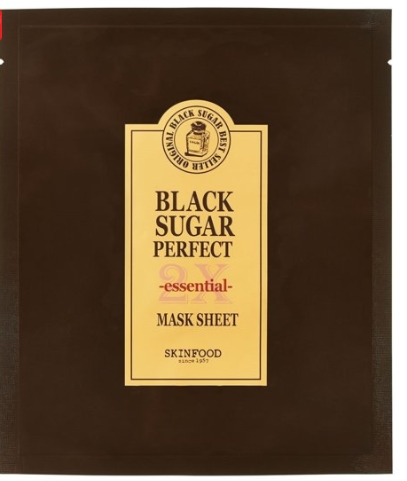SKINFOOD - Black Sugar Perfect Kağıt Maske 2'li Essential 21 ml