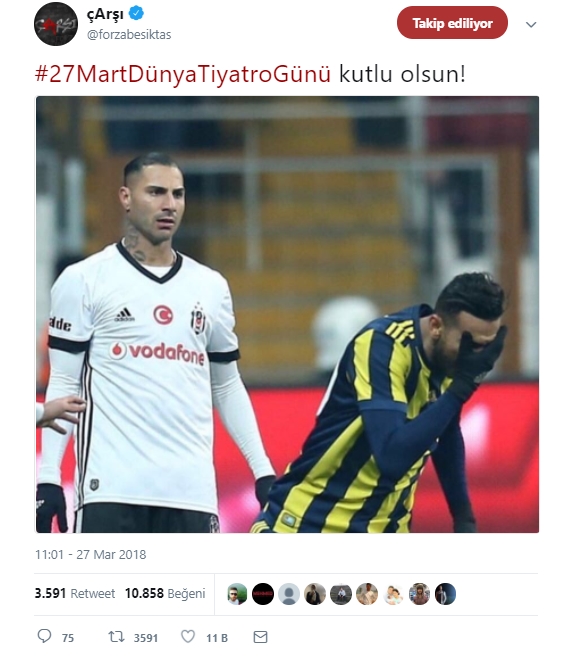 Çarşı'dan Fenerbahçe'ye gönderme!
