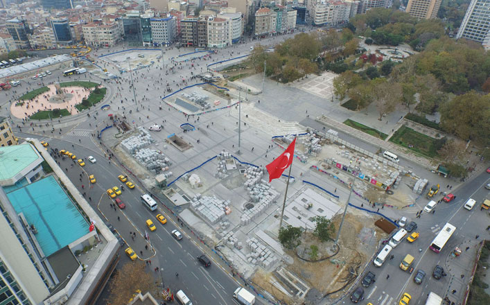 Meydan düzenlemesinde sona yaklaşıldı