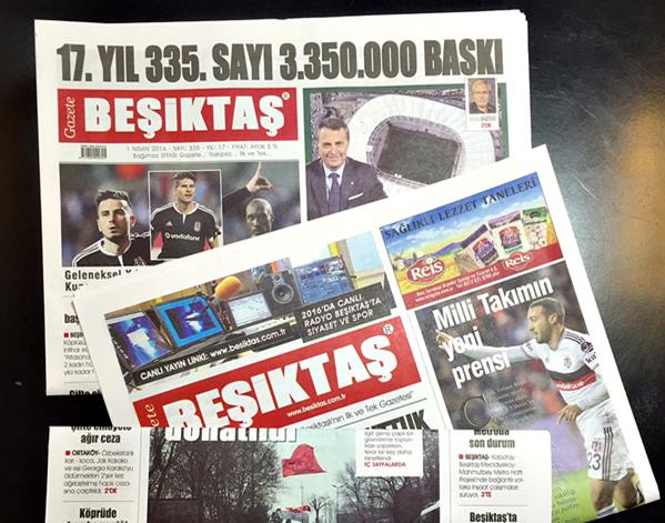 Gazete Beşiktaş yeni sayısı çıktı