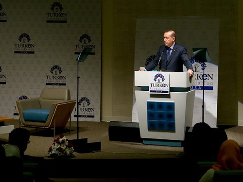 Erdoğan "Açılışını yaptığı Türk-Amerikan Kültür ve Medeniyet Merkezi’nde