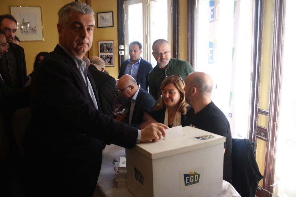 (EGD) Olağan Gelen Kurulunda, Başkanlığa yeniden Celal Toprak seçildi.