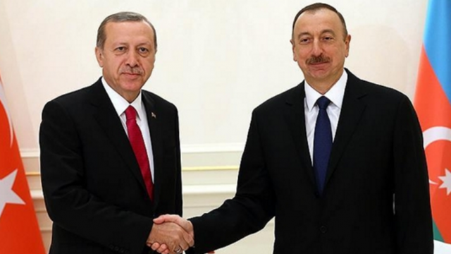 Erdoğan Aliyev ile görüştü