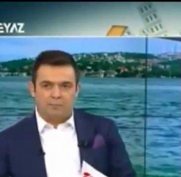 "Beyaz TV ekranlarında yayınlanan Uyan Türkiyem programının sunucu Tahir Sarıkaya,