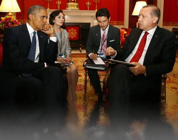 Cumhurbaşkanı Erdoğan ve ABD Başkanı Obama yaklaşık 50 dakika süren bir görüşme gerçekleştirdi. Görüşmede DAEŞ'i ortadan kaldırma konusunda mutabık kalındı.