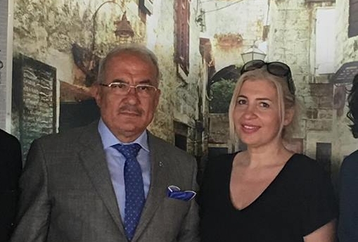 Gazeteci Neşe Berber Mersin Büyükşehir Belediye Başkanı Burhanettin KOCAMAZ