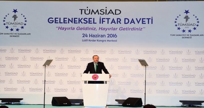 Erdoğan TÜMSİAD iftarında