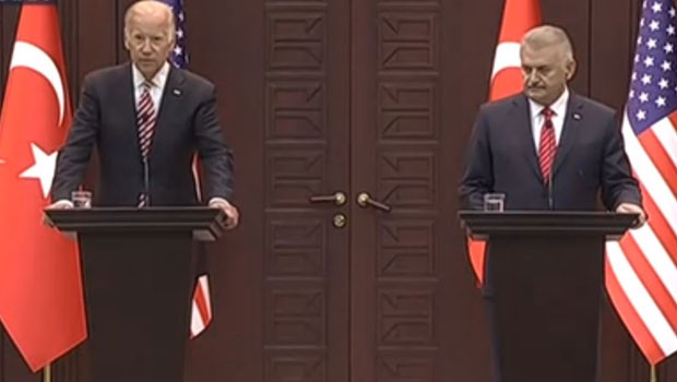 Yıldırım ve Biden'dan ortak açıklama