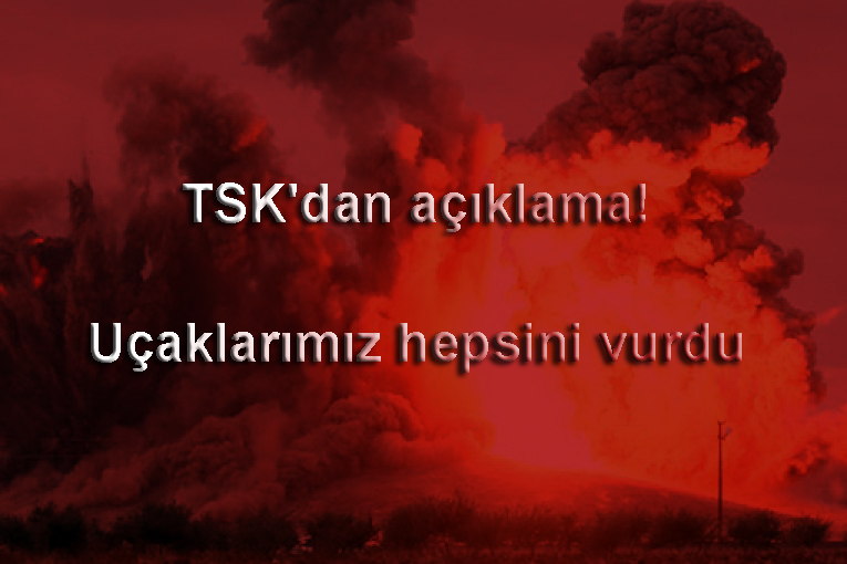 TSK'dan açıklama