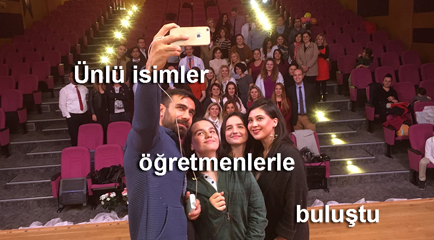 Ünlü isimler öğretmenlerle buluştu