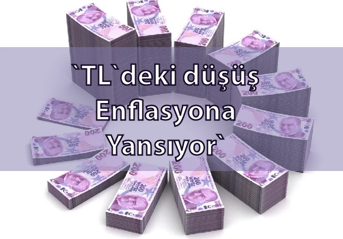 Türk lirasındaki değer kaybı enflasyona yansıyor