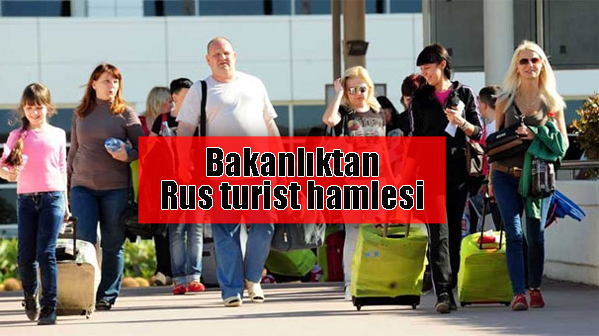 Bakanlıktan Rus turist hamlesi