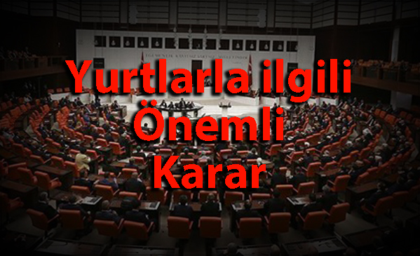 Yurtların denetimi Milli Eğitim Bakanlığında