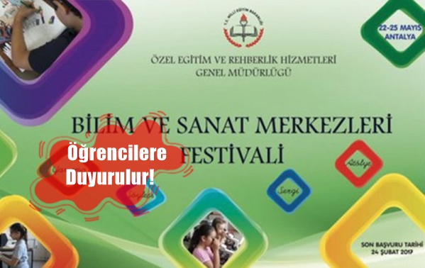 MEB'den özel yetenekli öğrencilere festival