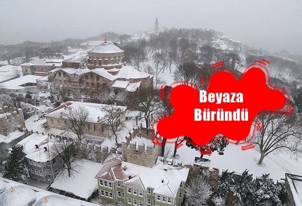 İstanbul'dan muhteşem kar manzaraları