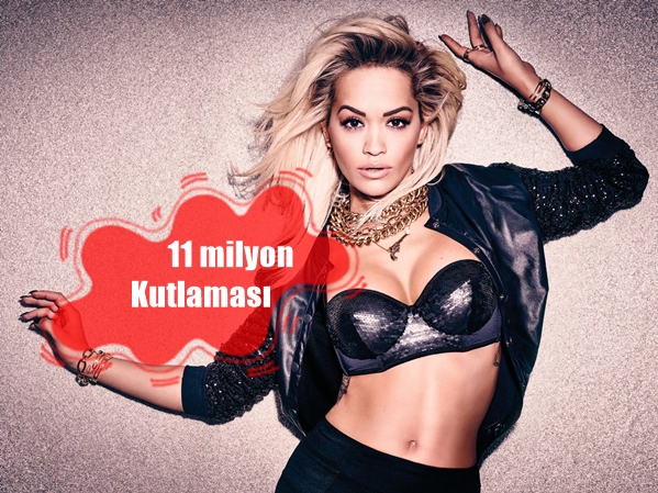 Şarkıcı Rita Ora, sosyal medya hesabında 11 milyon takipçiye ulaştı