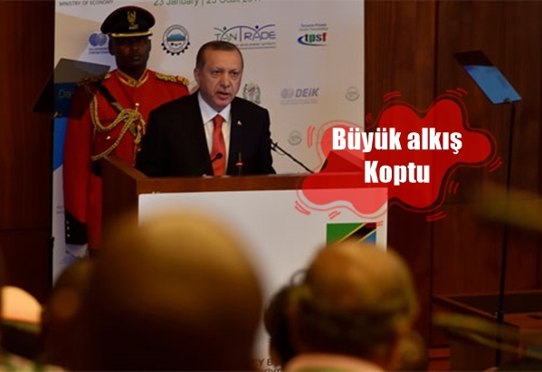 Erdoğan Tanzanya yerel dilinde konuştu