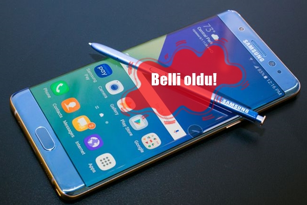 Samsung Note 7’nin neden yandı