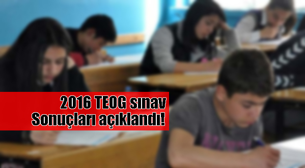 TEOG sınav sonuçları