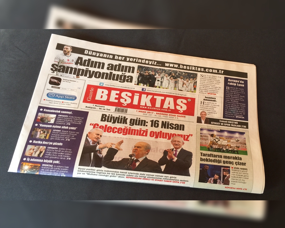 Gazete Beşiktaş Nisan sayısı çıktı!..