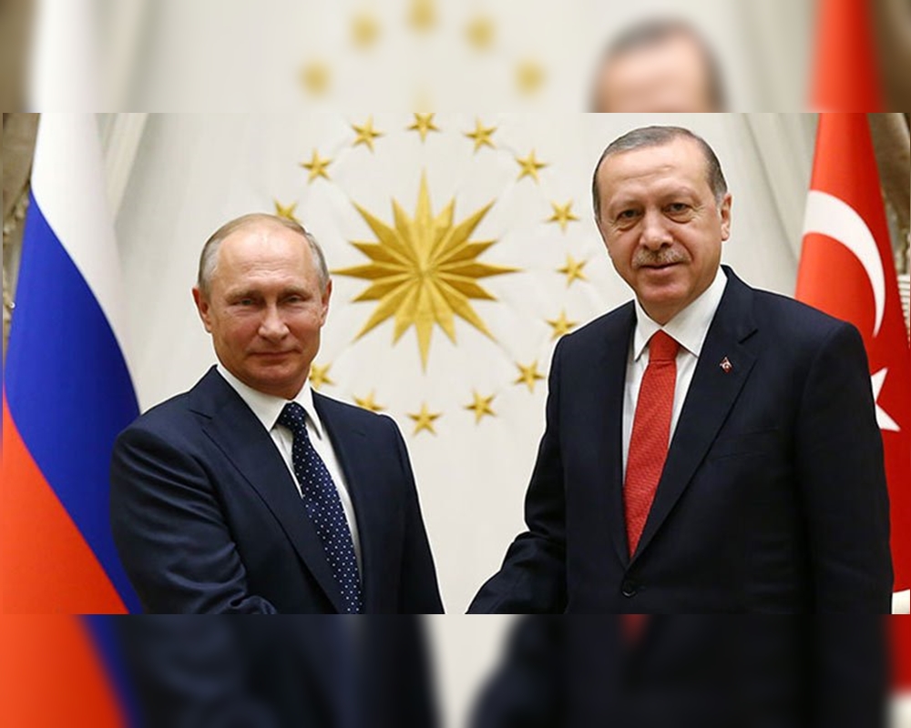 Cumhurbaşkanı Erdoğan ile Rusya Devlet Başkanı Vladimir Putin