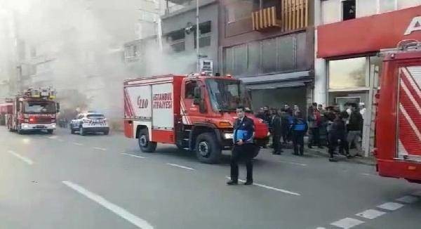 Boş binada yangın korkuttu