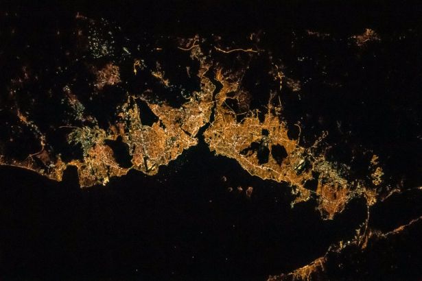 Uzaydan İstanbul manzarası