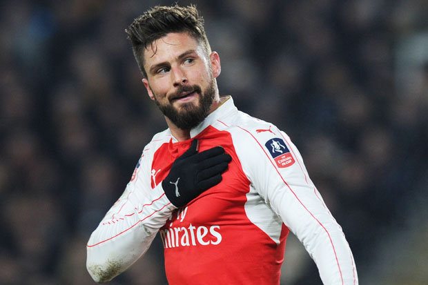 Hedefte Oliver Giroud var