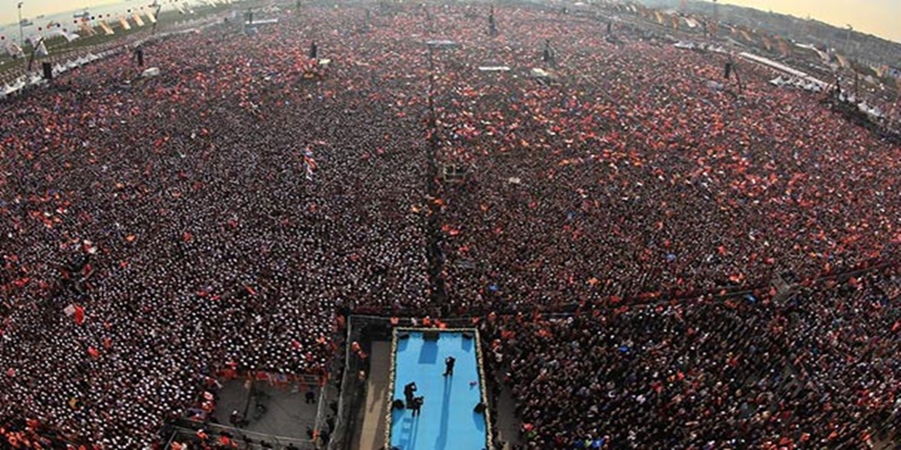 İstanbul'da 9 meydan miting alanı olarak belirlendi.